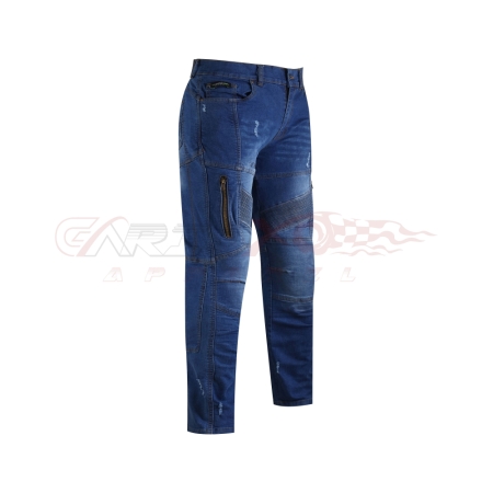 Men Motorcycle Armored Kevlar Jeans Pants